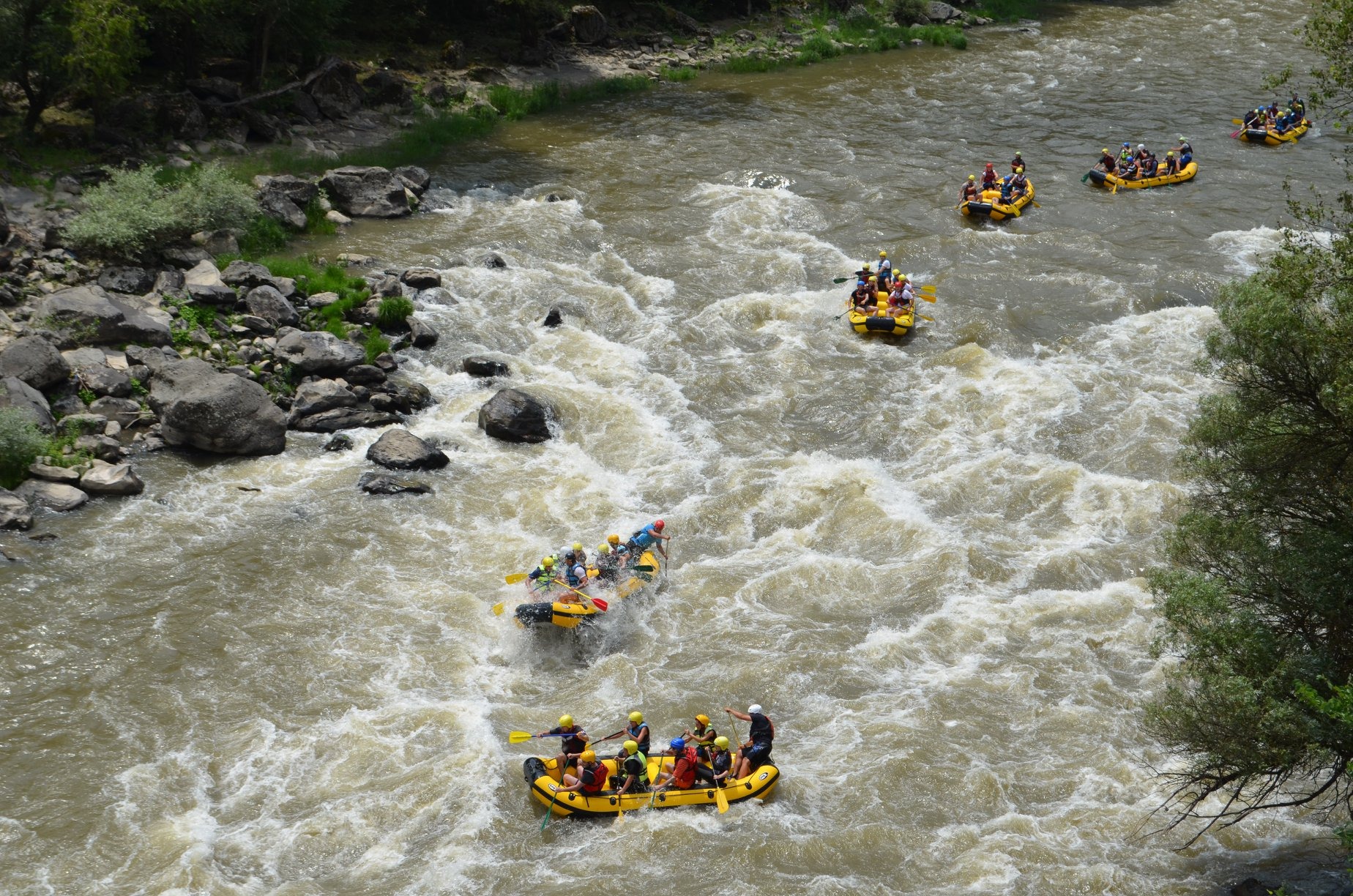Raft action